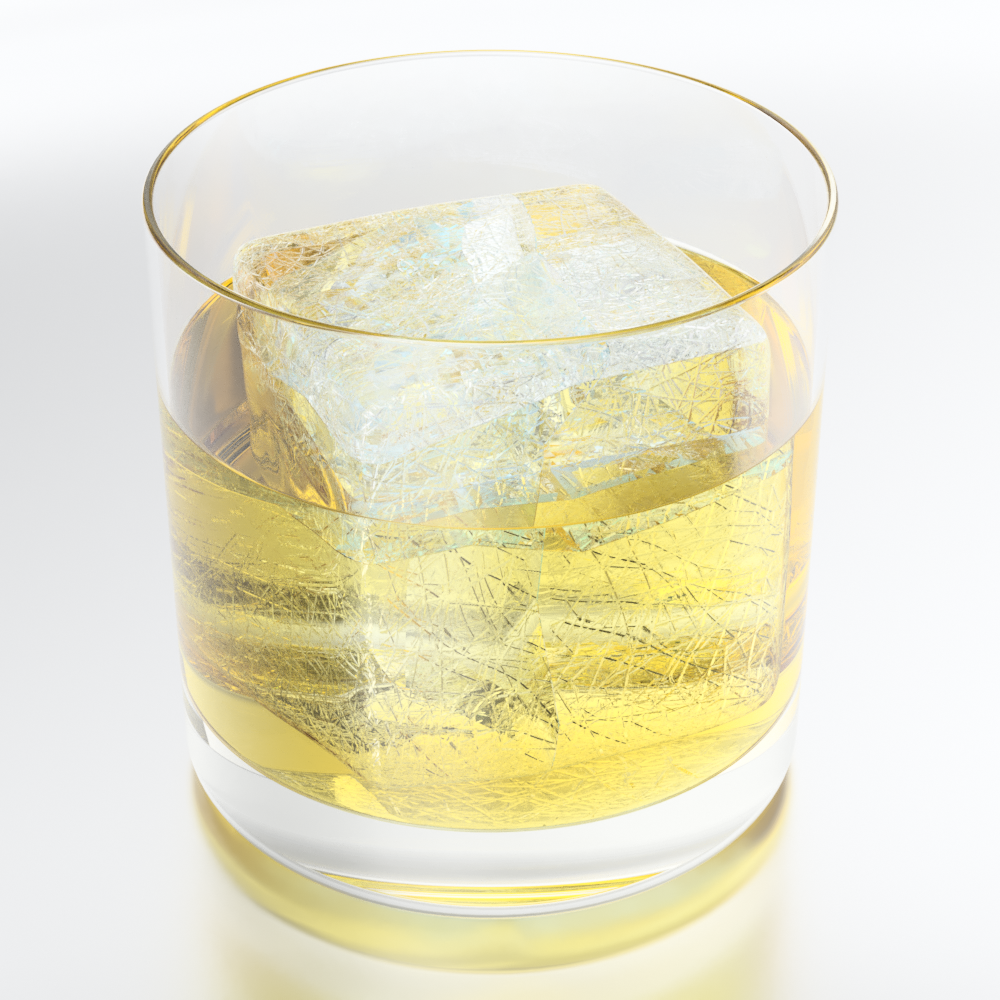 Realistic rendering of glass and ice with Autodesk Fusion 360
